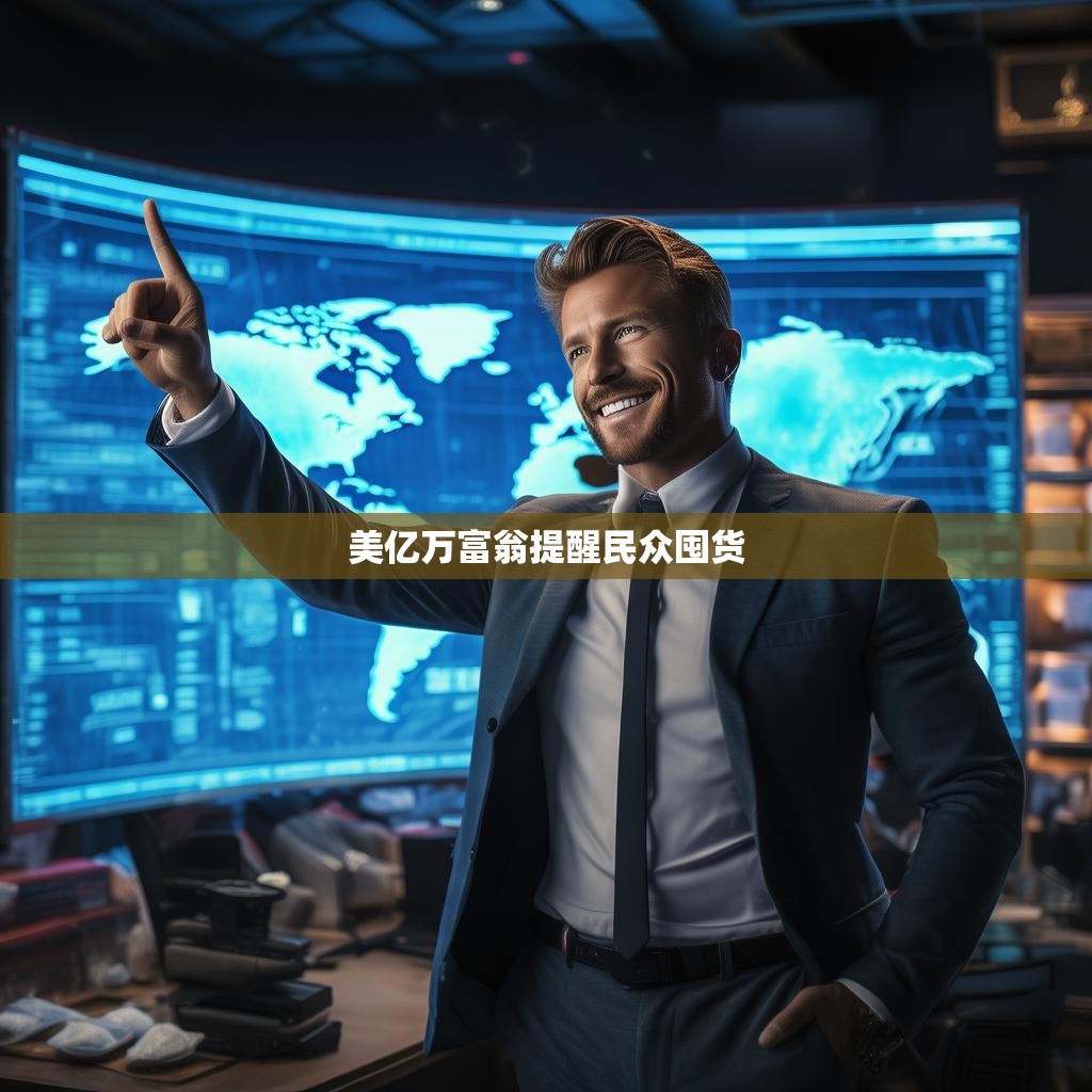 美亿万富翁提醒民众囤货