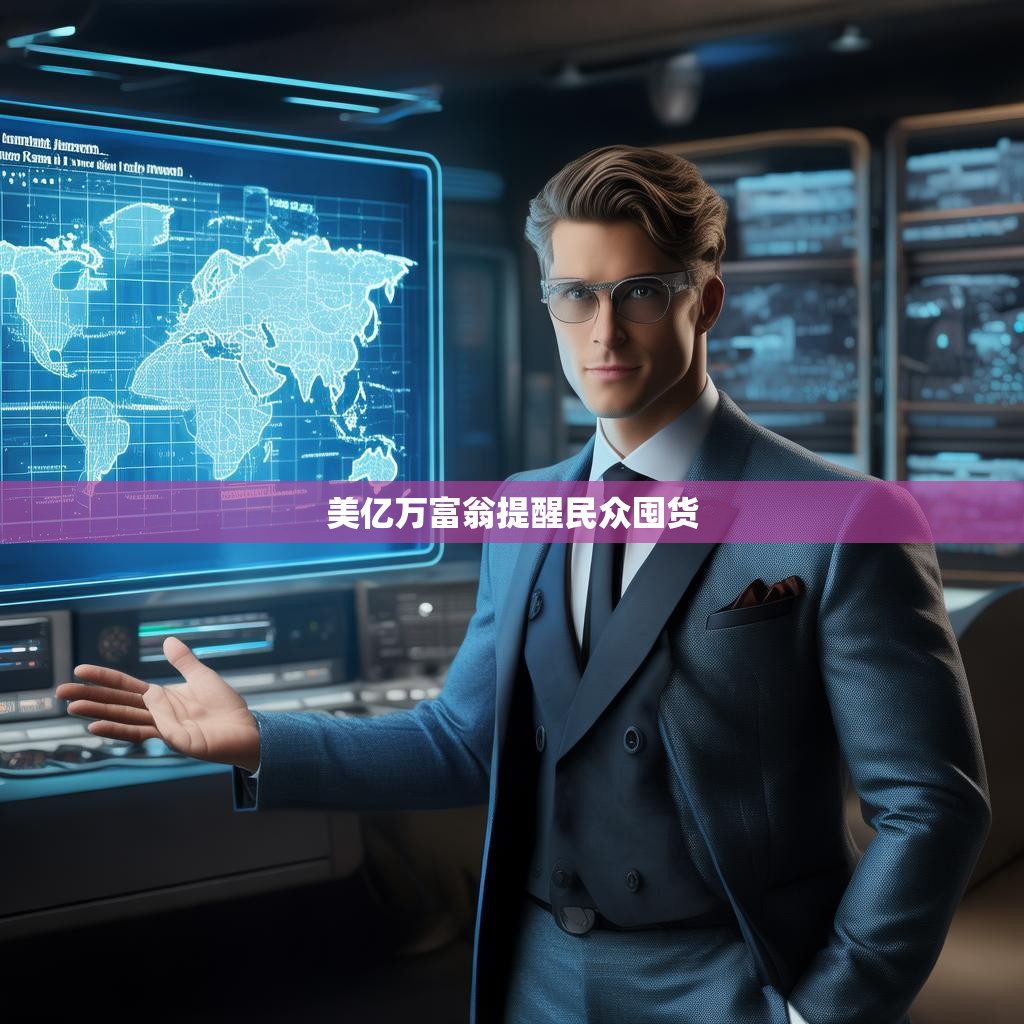 美亿万富翁提醒民众囤货