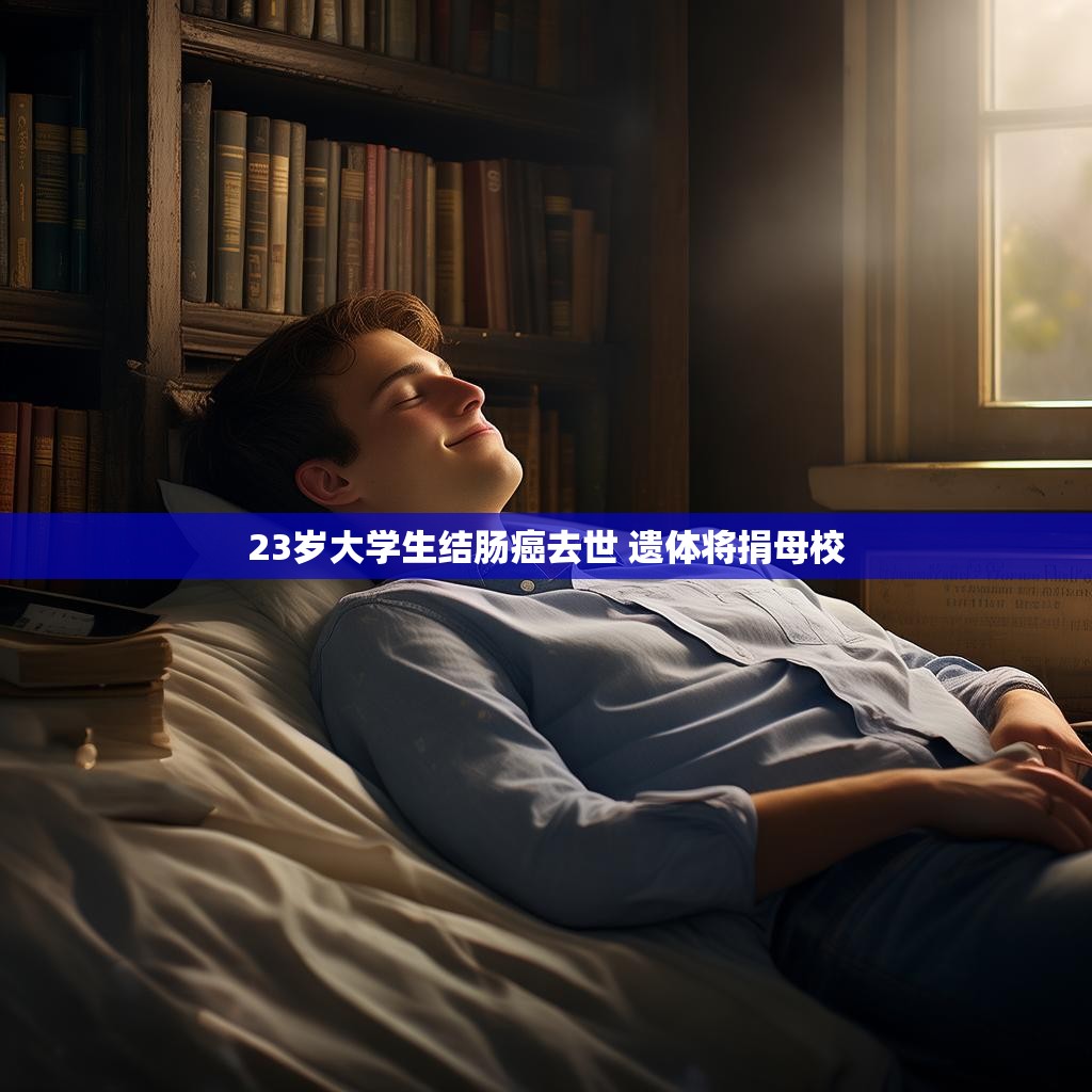 23岁大学生结肠癌离世，遗体捐献给母校