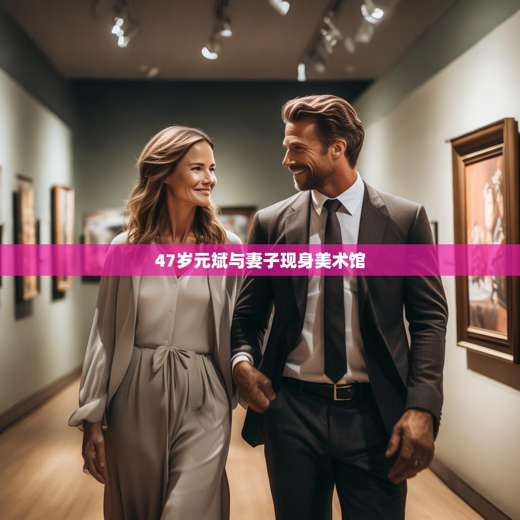 元斌夫妇现身美术馆，恩爱如初