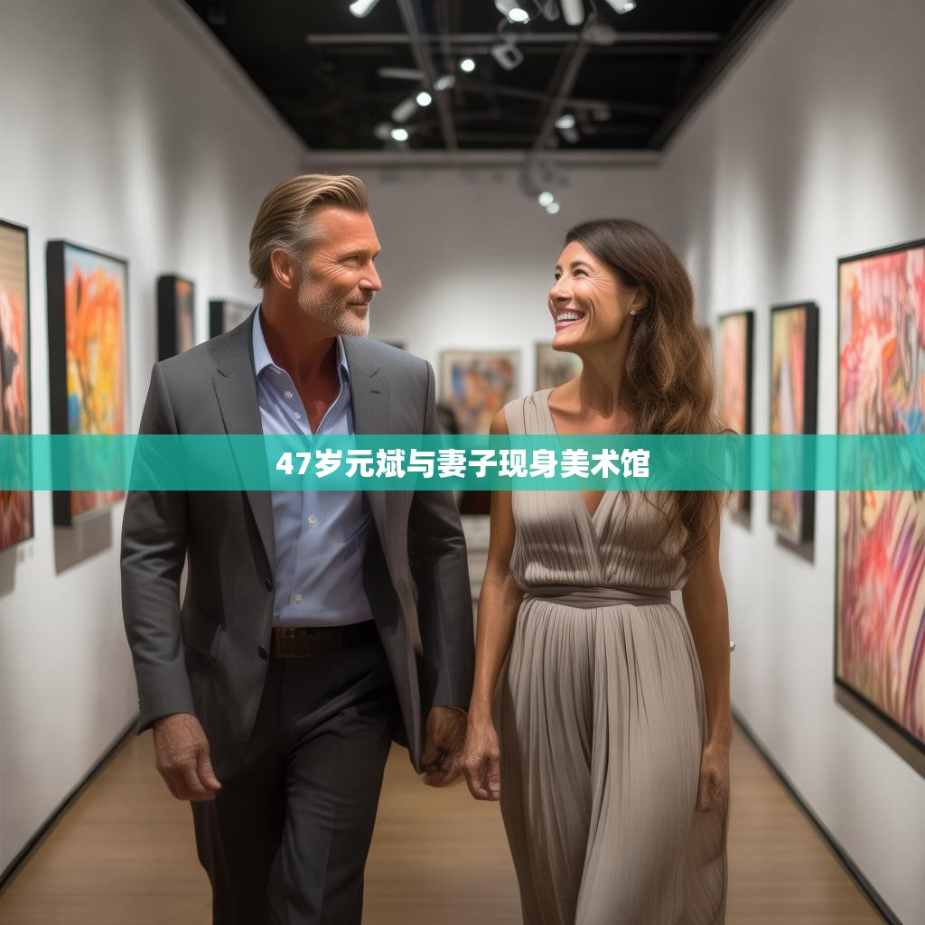 元斌夫妇共游美术馆，幸福满满
