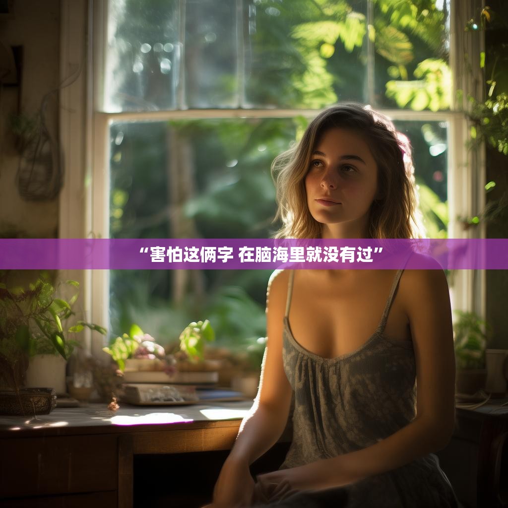 “害怕这俩字 在脑海里就没有过”