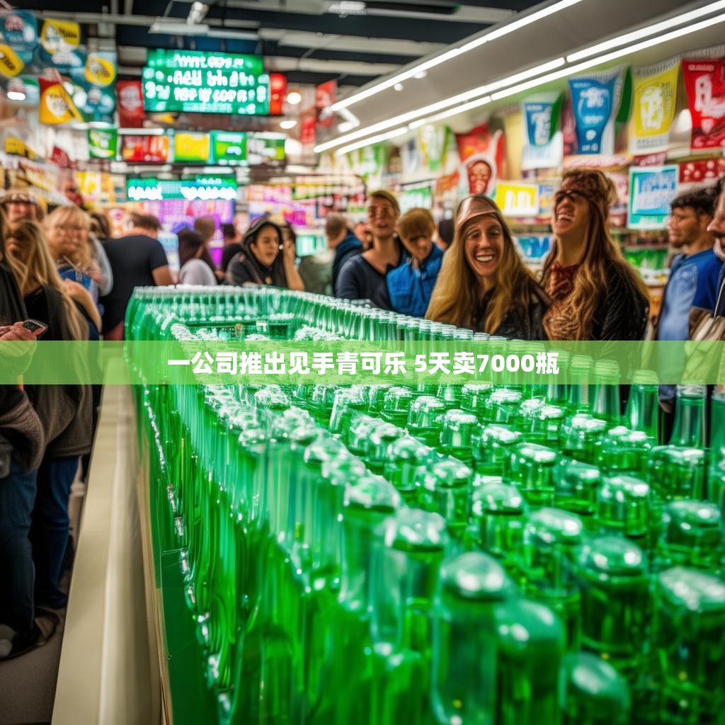 一公司推出见手青可乐 5天卖7000瓶 一公司推出见手青可乐 5天卖7000瓶